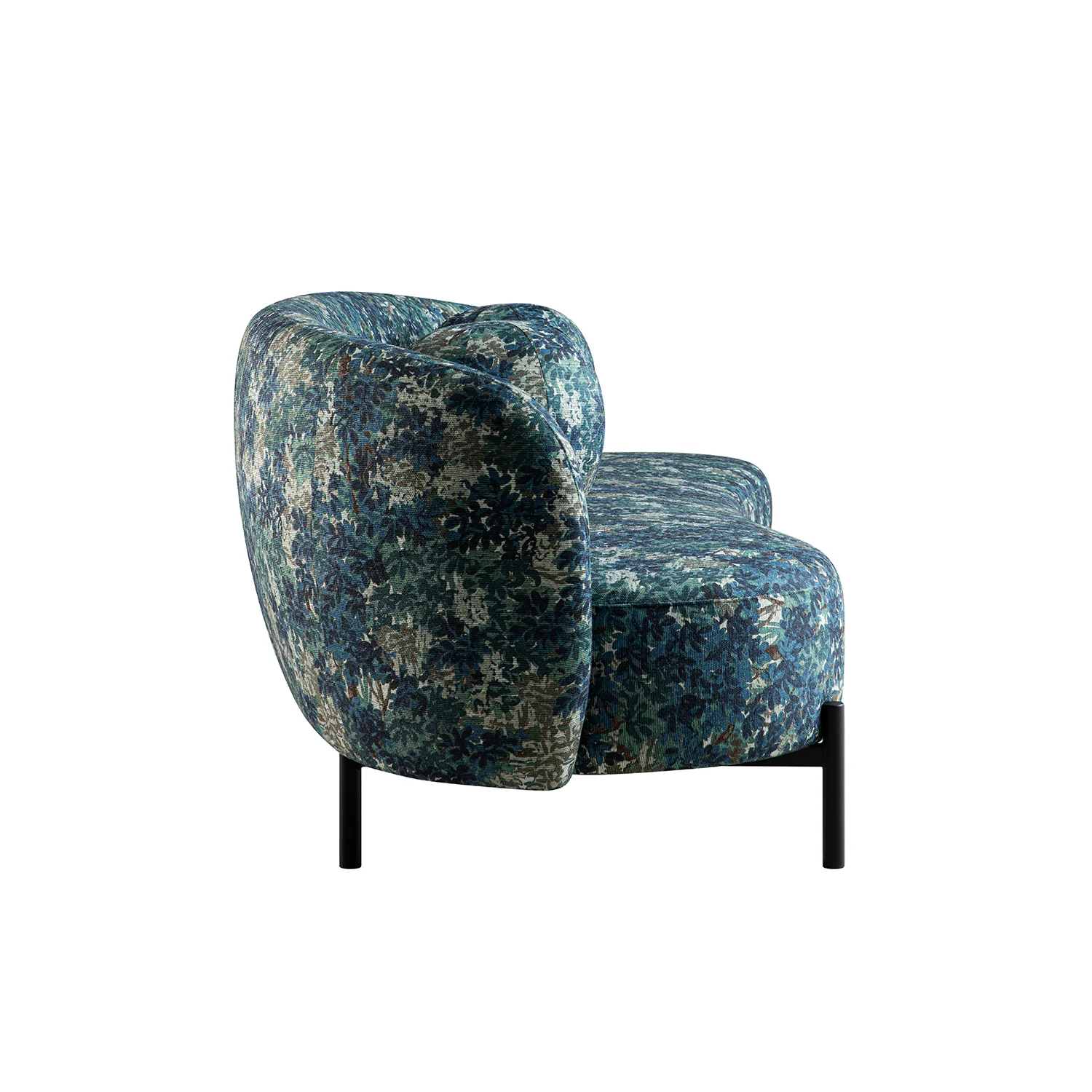 Amboise 3-Seater Curved Sofa with Ball Cushions, Julien Linen Blend - Image 12