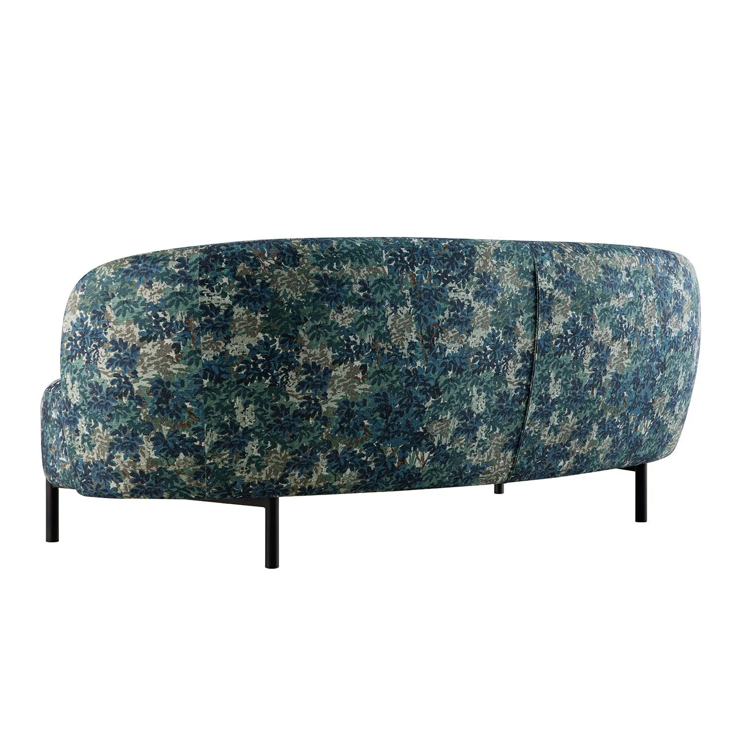 Amboise 3-Seater Curved Sofa with Ball Cushions, Julien Linen Blend - Image 13