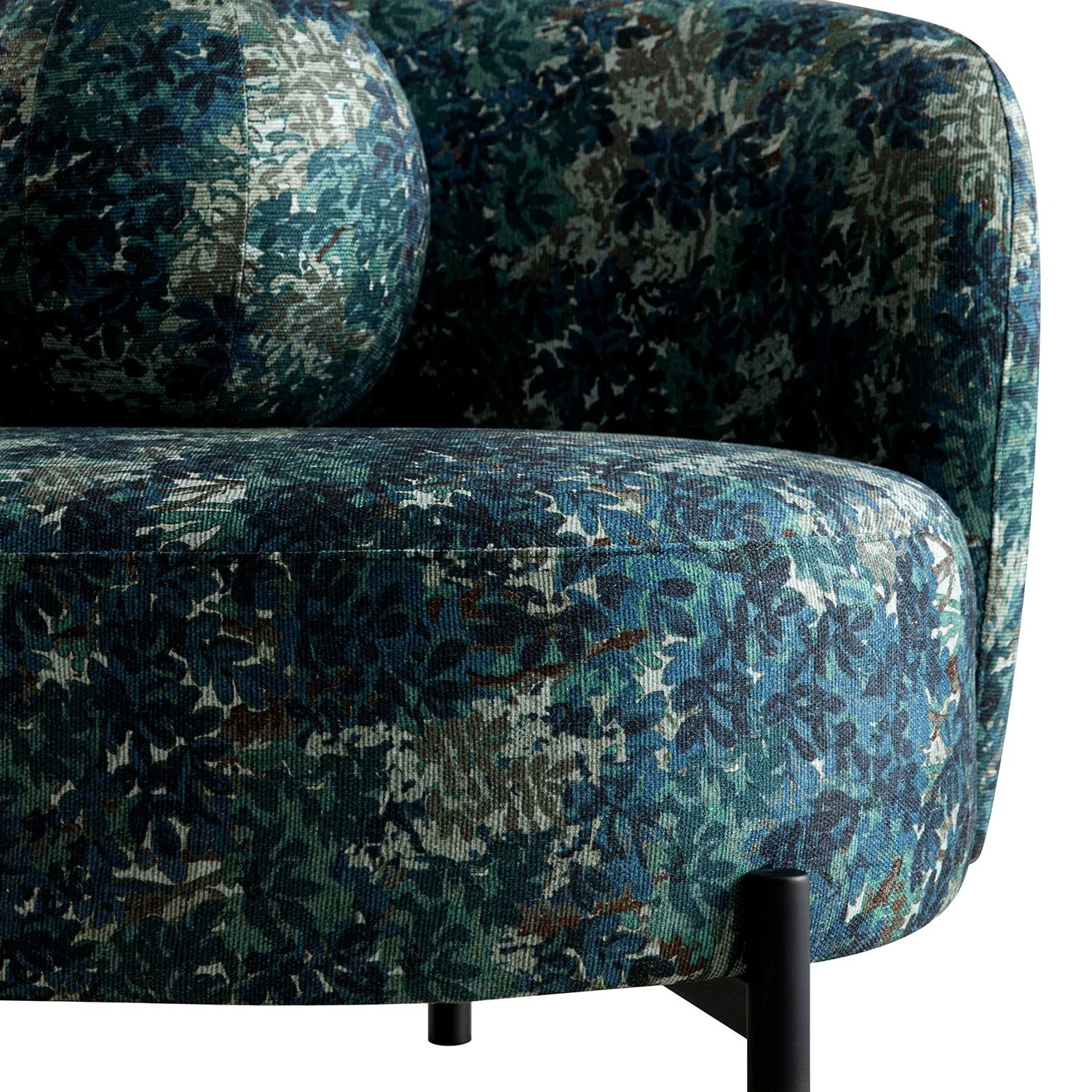 Amboise 3-Seater Curved Sofa with Ball Cushions, Julien Linen Blend - Image 14