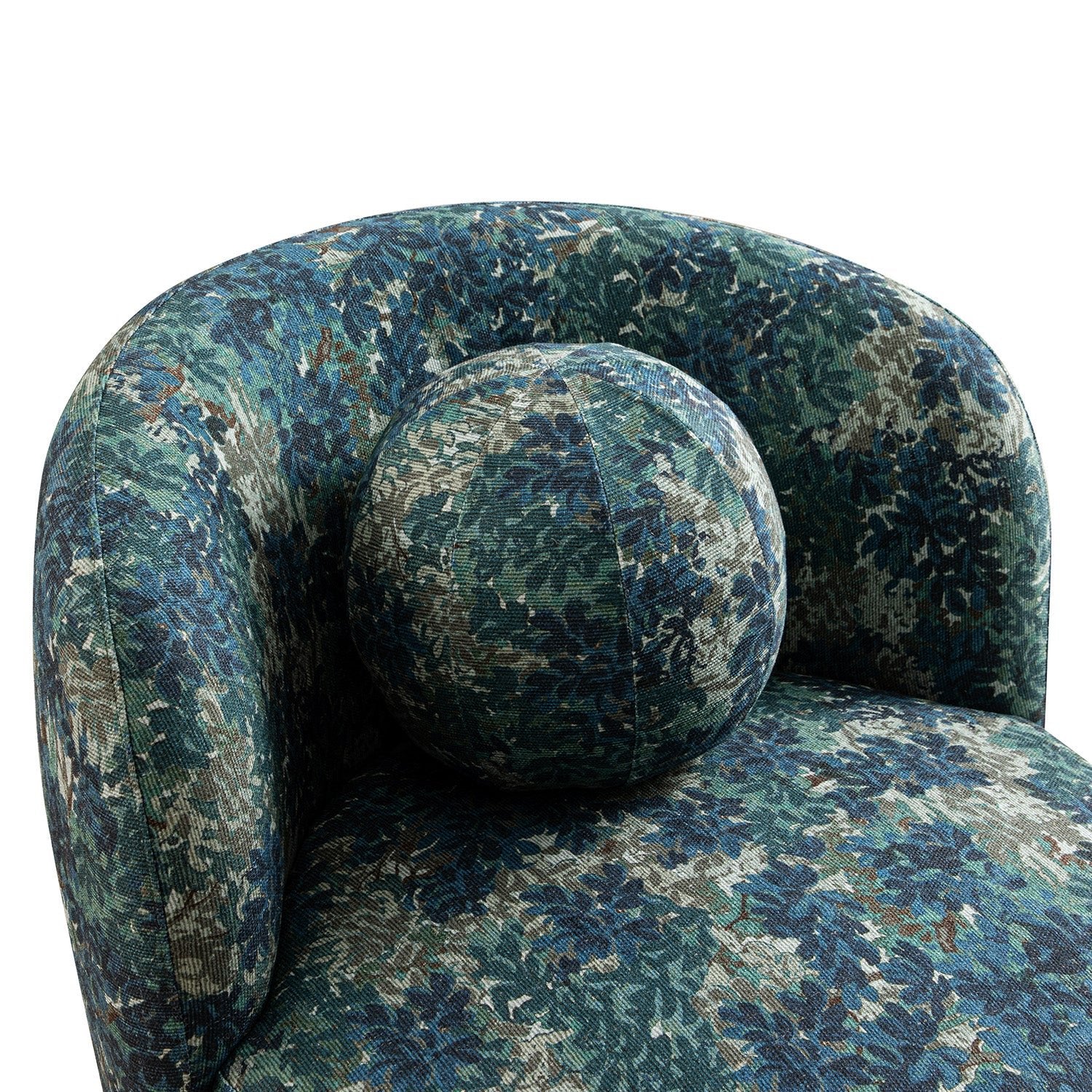 Amboise Armchair with Ball Cushion, Julien Linen Blend - Image 14