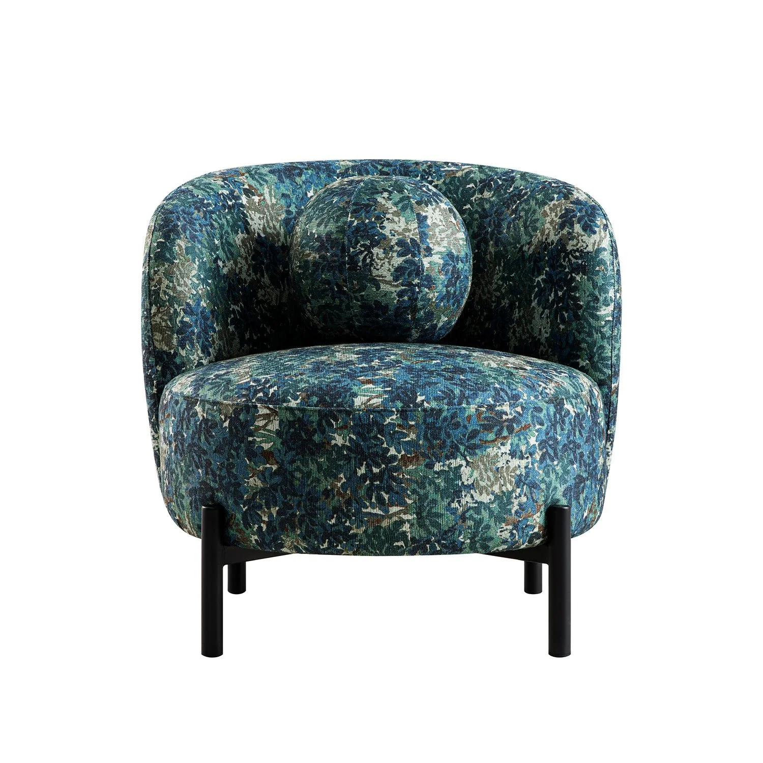 Amboise Armchair with Ball Cushion, Julien Linen Blend - Image 7