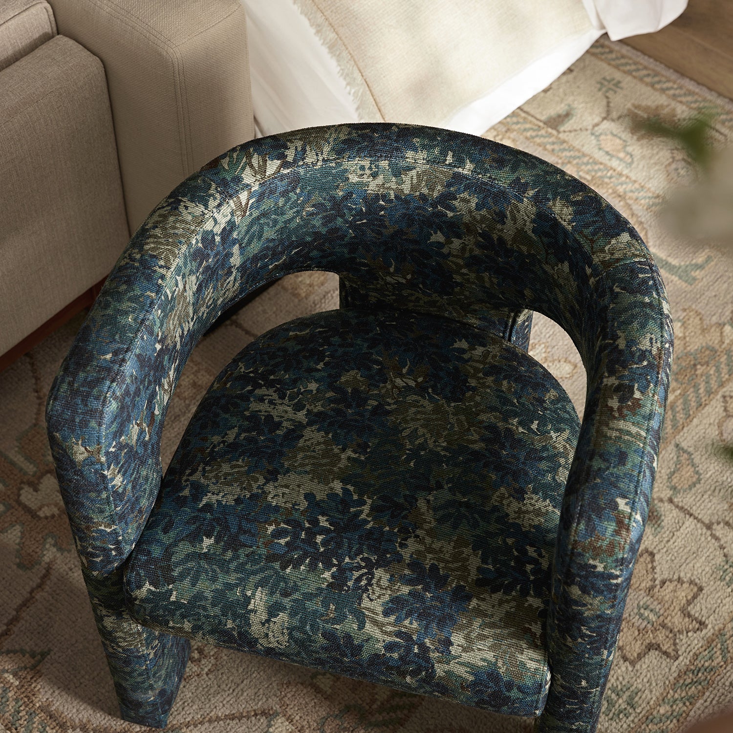 Greenwich Julien Tapestry Linen Blend Dining Chair - Image 4