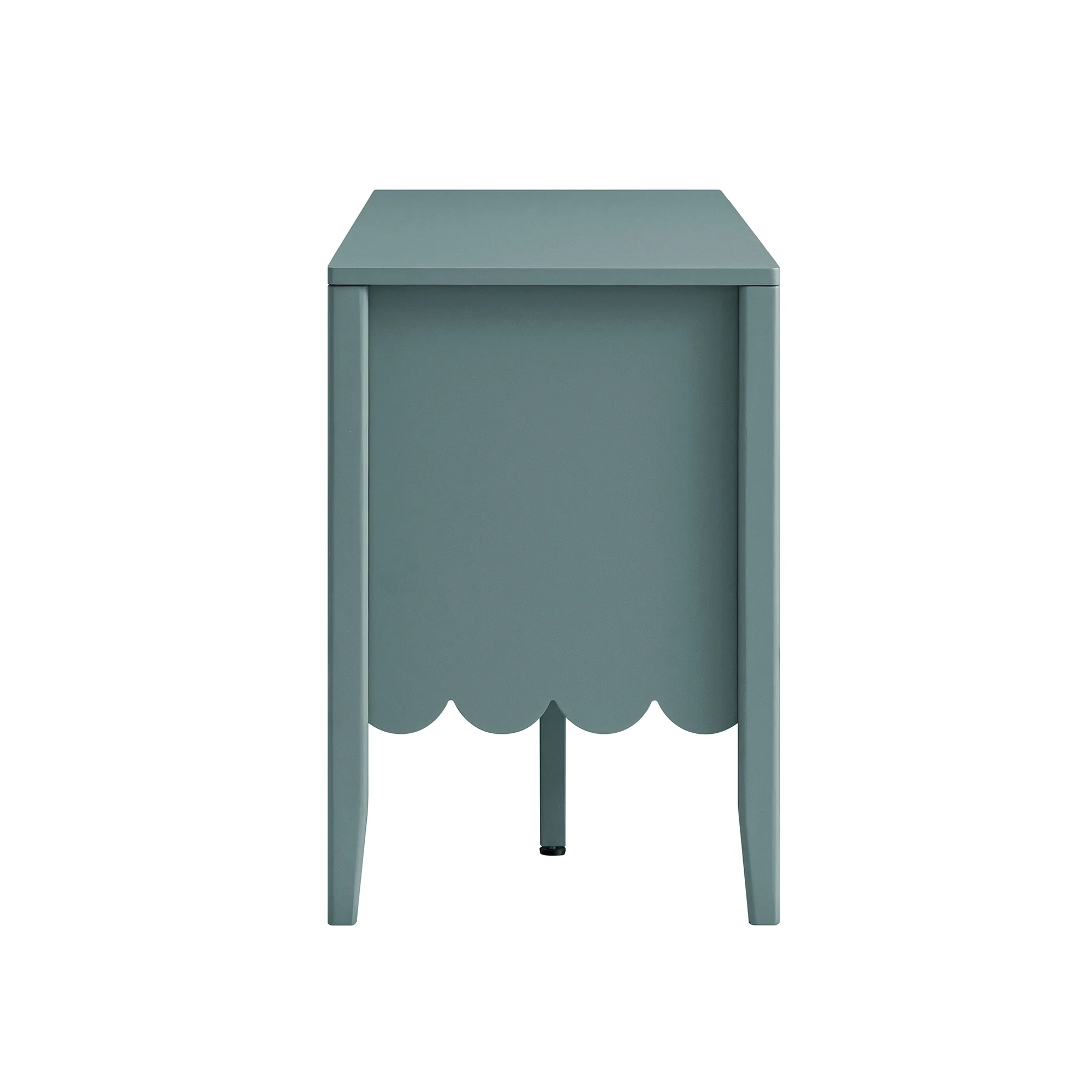 Henley Scalloped Edge 150cm Wide TV Unit, Blue Spruce - Image 14
