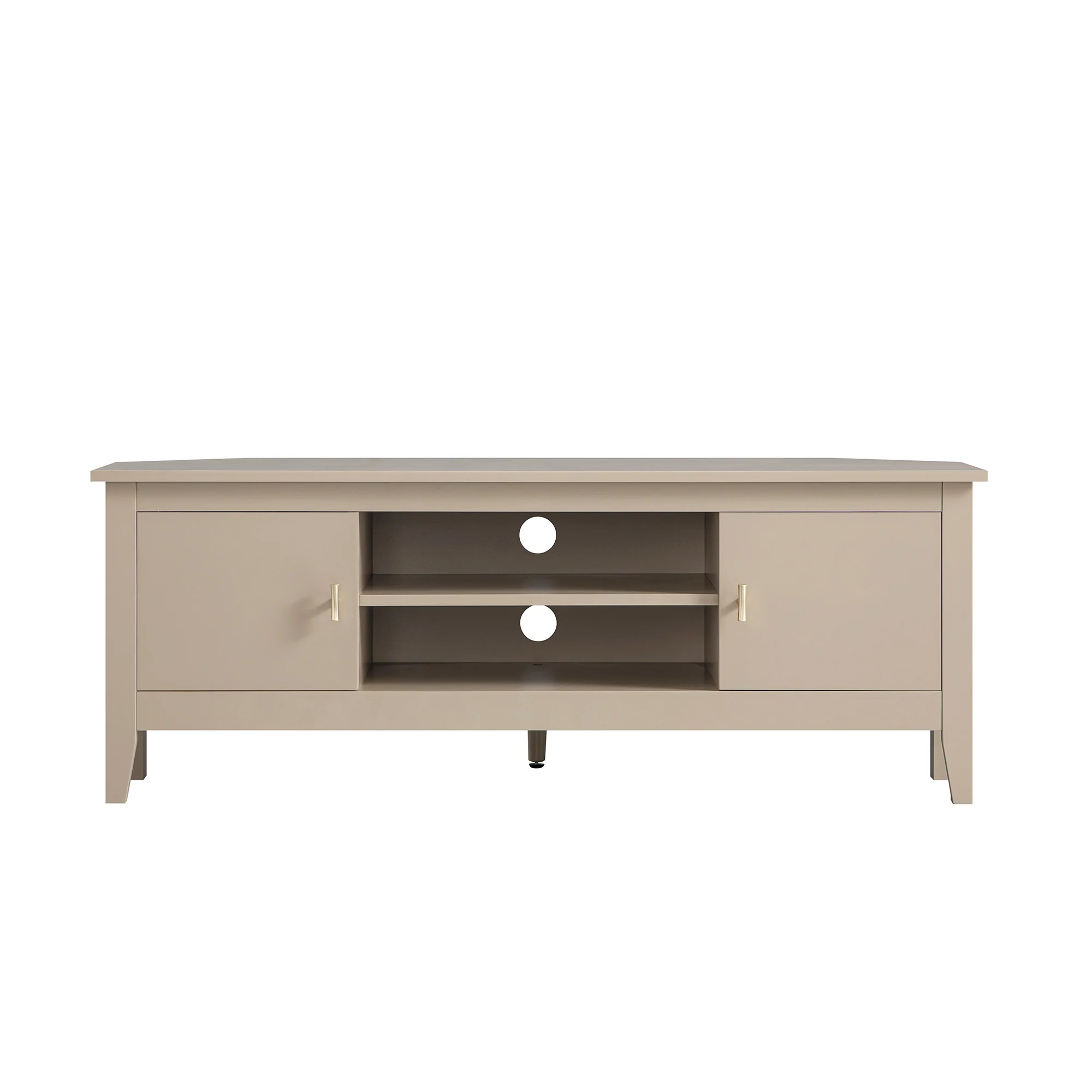 Oakham 120cm Corner TV Unit, Deep Greige - Image 8