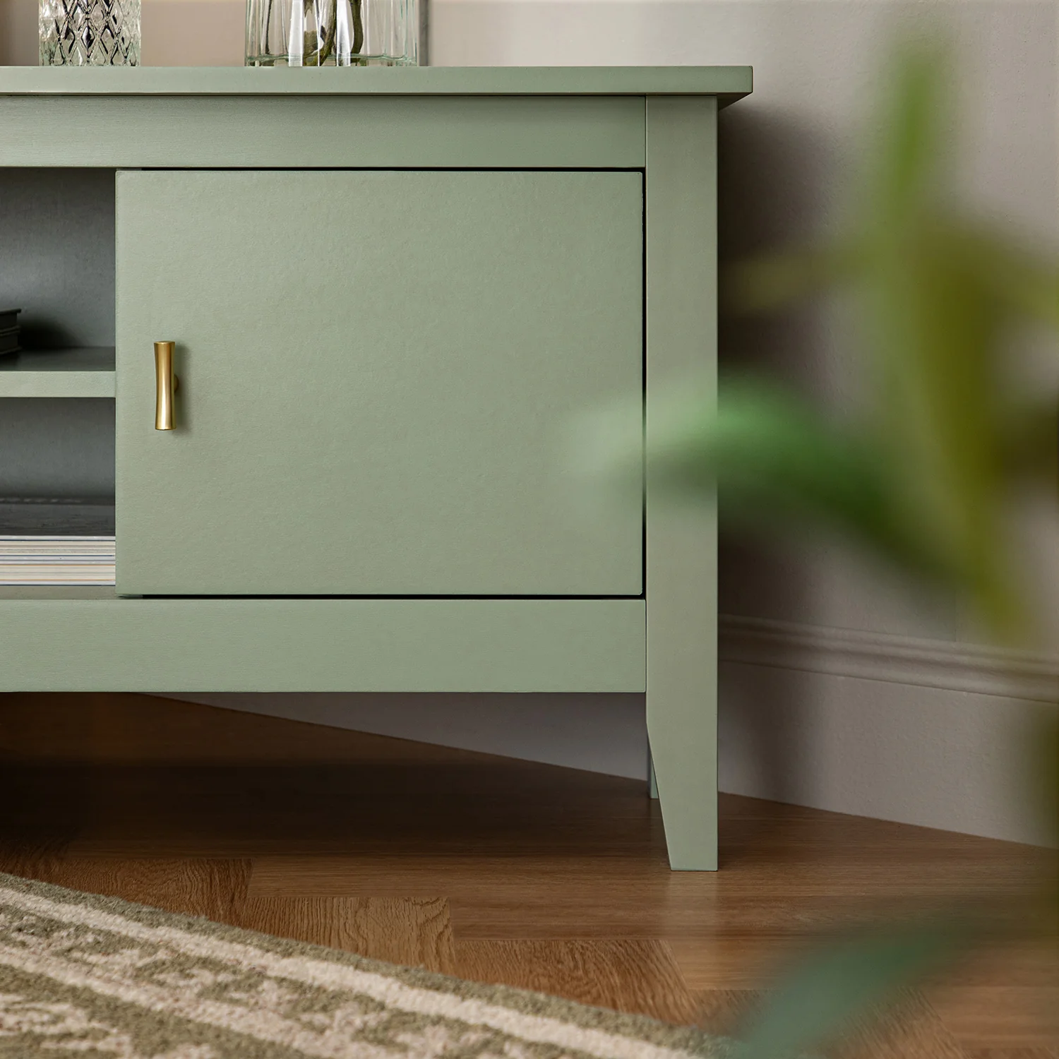 Oakham 120cm Corner TV Unit, Desert Sage - Image 6
